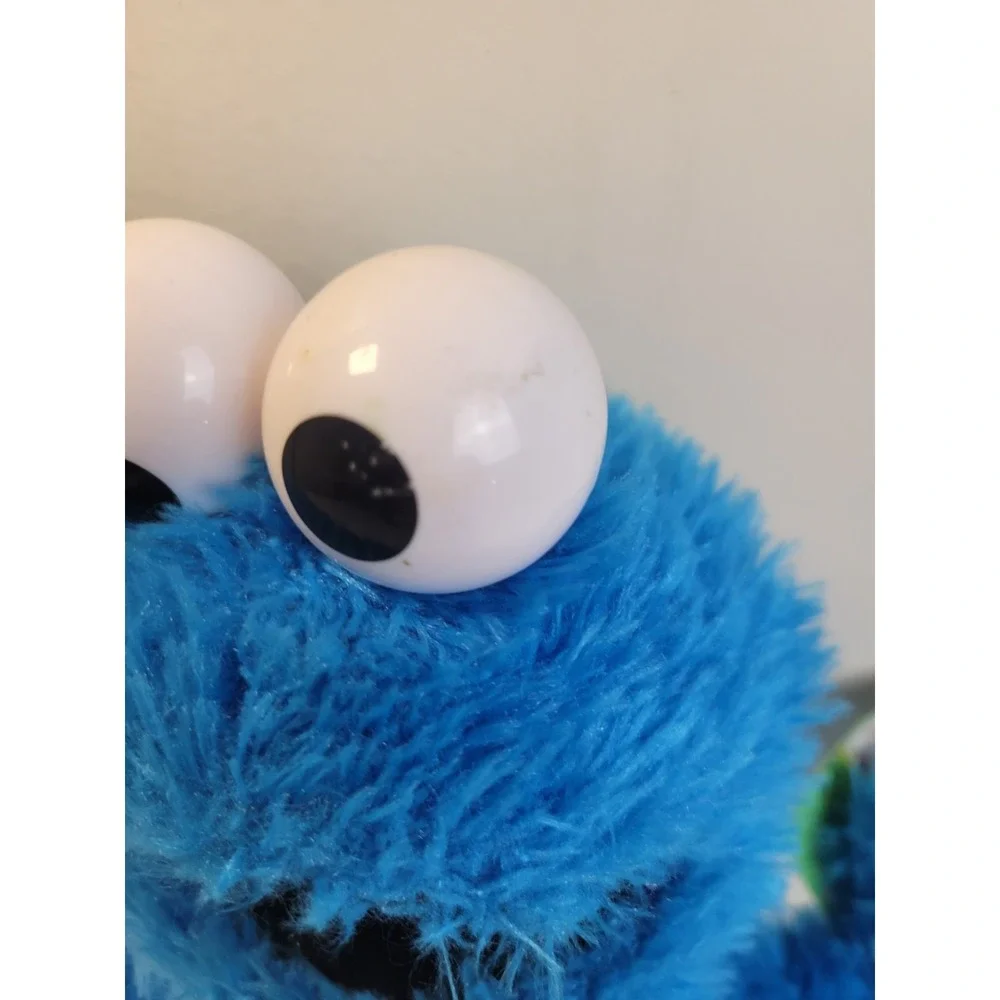 Sesame Street Cookie Monster Plush Gund 2008 Vintage‎ Stuffed Toy Blue 14
